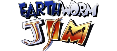 Earthworm Jim logo for Sega Genesis